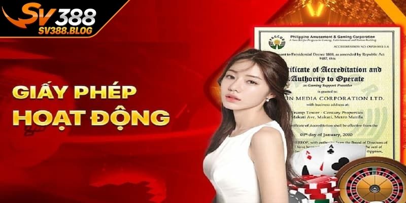 Giấy phép hoạt động SV388 đảm bảo quyền lợi cá nhân