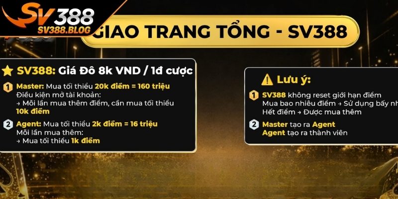 Quy định cần nắm tại SV388