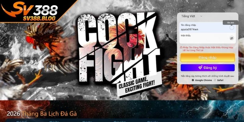 Lưu ý khi tham gia SV388