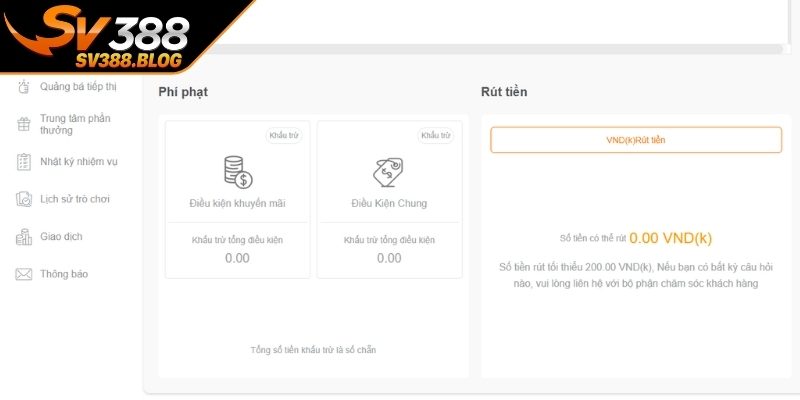 Mẹo rút tiền SV388 nhanh